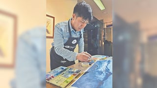 Jasmany J. C. Huarilloclla, acuarelista: “Con mis ayarachis represento el eco de la historia andina en lienzo”