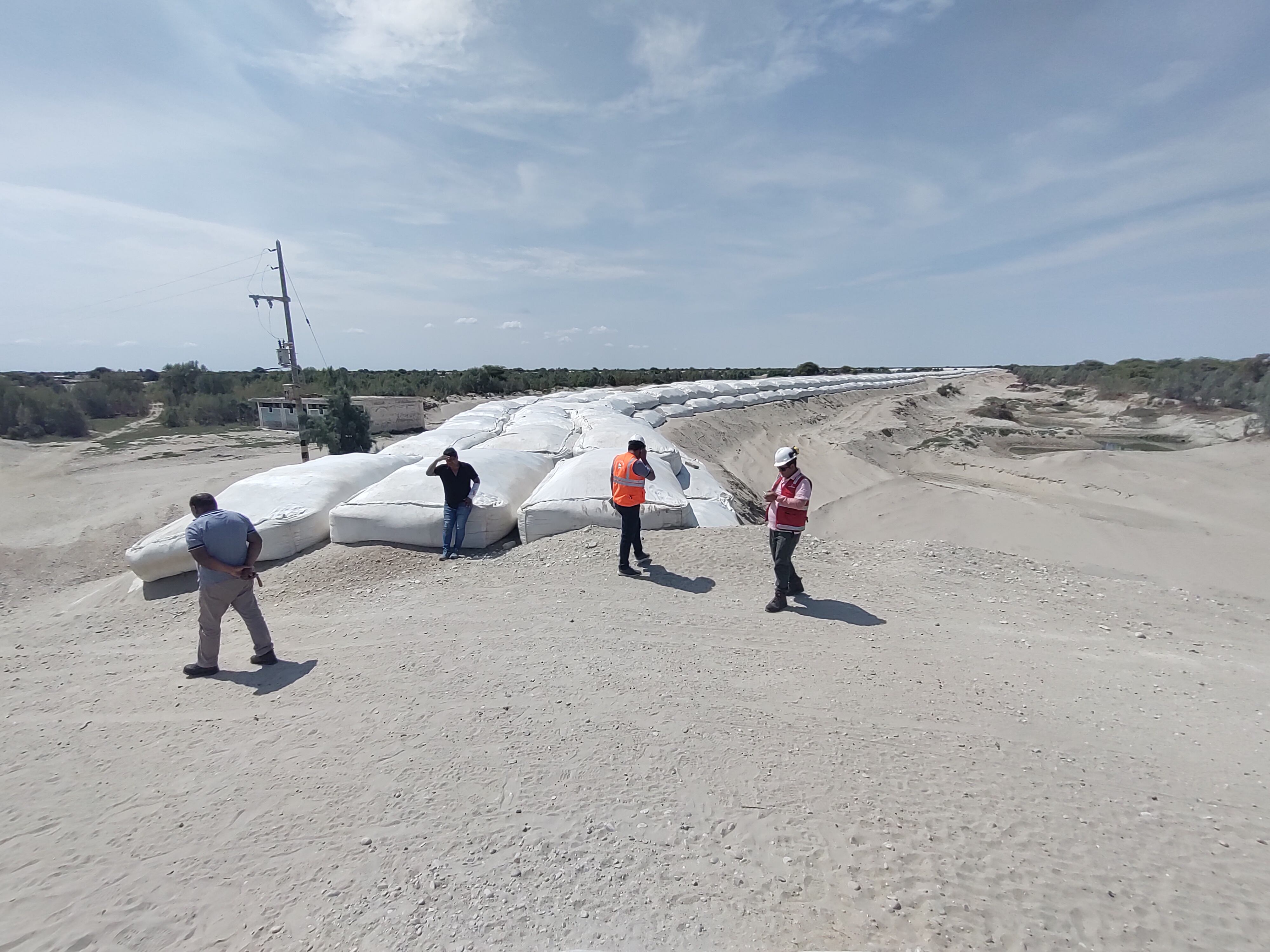La Contraloría General detectó daños ocasionados por terceros en los trabajos de conformación del dique de Chutuque