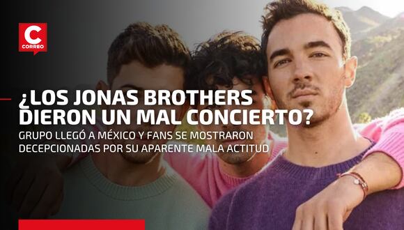 ¿Jonas Brothers cancelados en México?: fans se quejan de mala actitud de los artistas durante concierto
