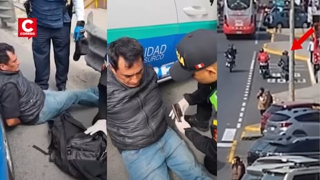 Capturan a presunto integrante de ‘Los Fierros Blancos’ tras asalto a cambista en Surco