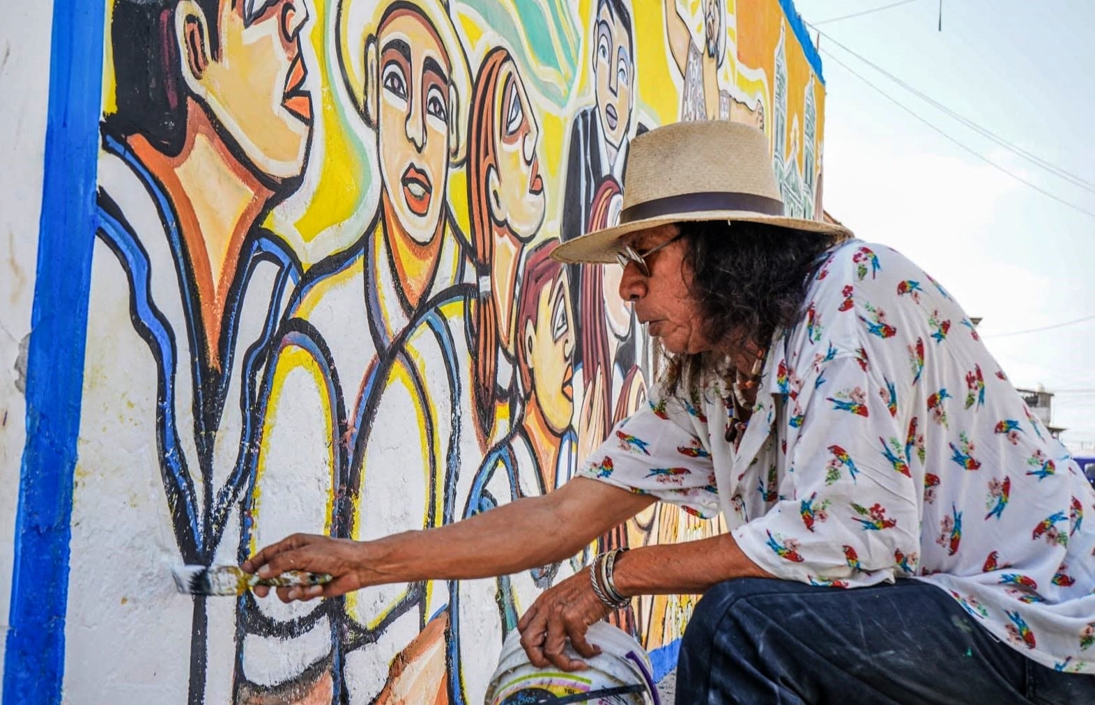 Su arte quedó plasmado en las calles con las costumbres y tradiciones de su querido Catacaos.
