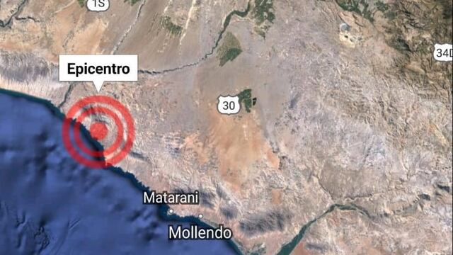 Sismo registrado en Camaná causó alarma en Arequipa