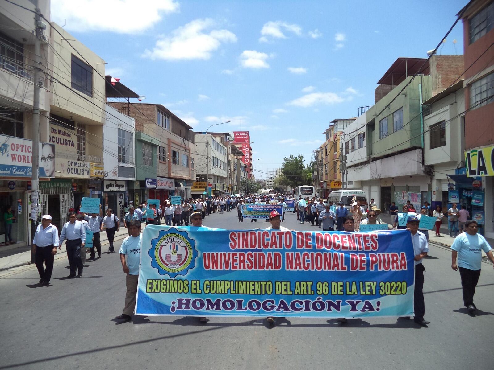 El secretario general del sindicato de docentes de la UNP, Héctor Castro Mondragón, asegura que las clases serán recuperadas posteriormente