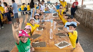 Trujillo: Escolares de Chan Chan reviven la tradición e historia Chimú a través del modelado en barro
