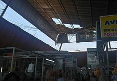 Desmontarán parte del techo del Mercado Central de Trujillo