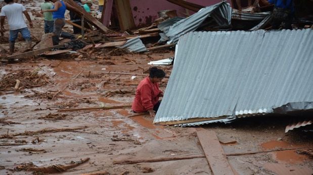Gobierno Regional de Junín reportó en 2020, unas 47 viviendas colapsadas, 32 familias damnificadas, tres personas desaparecidas y ocho heridos. (Foto: Junior Meza).