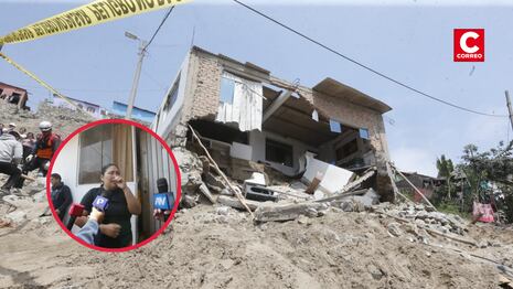 Ancón: Derrumbe de casa deja un muerto y un herido (FOTOS)