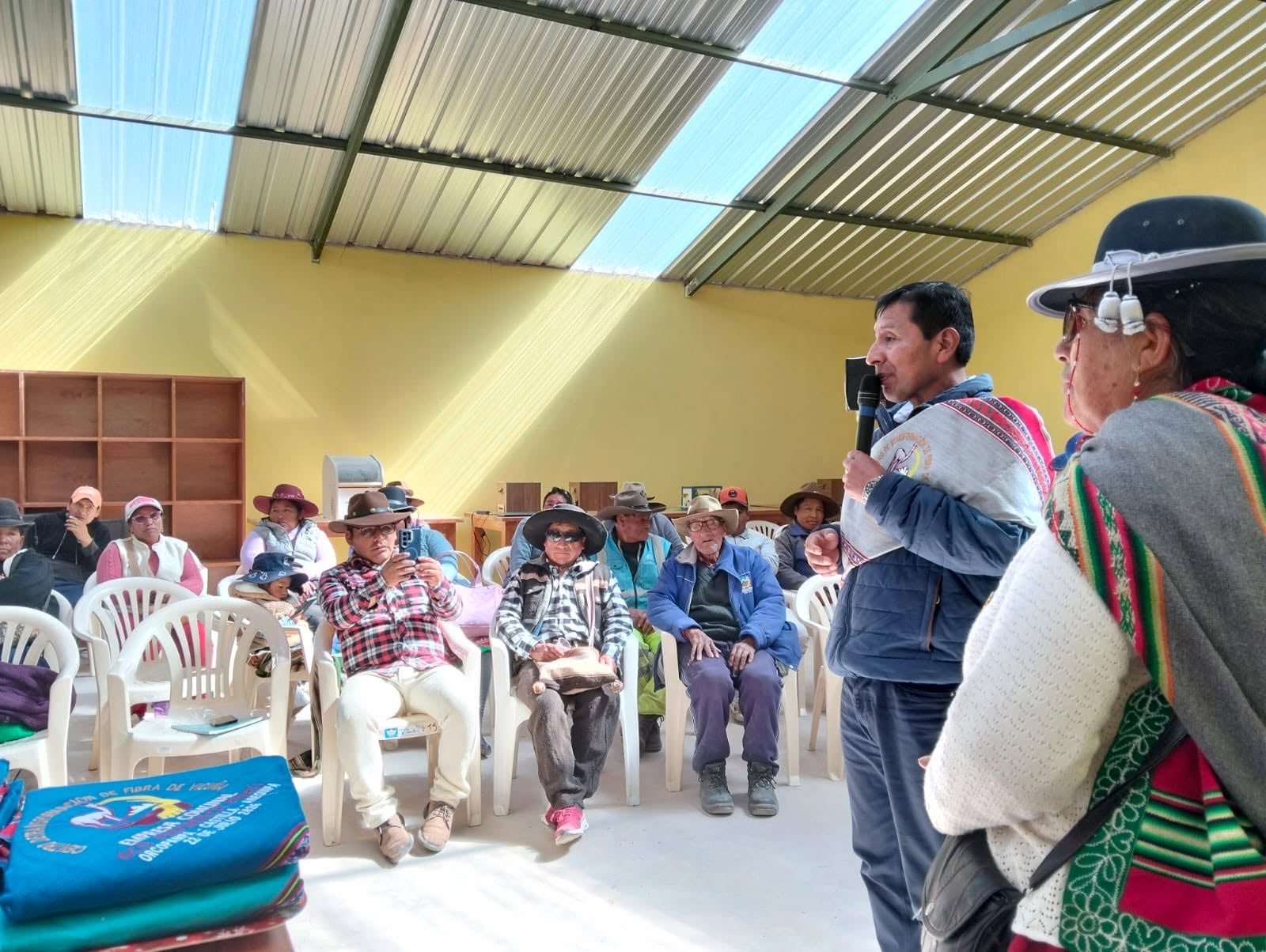 Arequipa: Pampacolca inaugura planta comunal para procesar fibra de vicuña (Foto: Serfor)