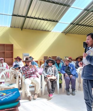 Arequipa: Pampacolca inaugura planta comunal para procesar fibra de vicuña (Foto: Serfor)