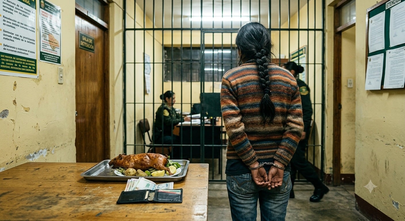 La Fiscalía Anticorrupción de Cusco, logra condena efectiva y se ordena captura de exservidora del Gobierno Regional Cusco. (Imagen generada con IA/OpenAI con fines ilustrativos para la nota informativa)