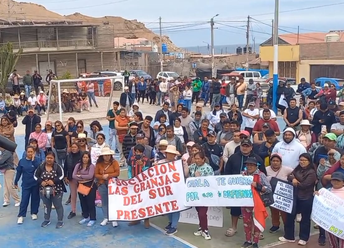 Chala paraliza sus actividades en Arequipa y marcha contra la inseguridad ciudadana