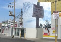 Lambayeque: Jorge Pérez infringiría norma que prohíbe afiches en postes