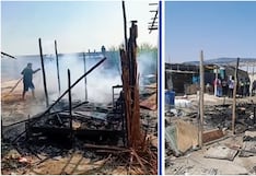 Ica: voraz incendio arrasa con vivienda en el sector 3 de Febrero, en Villacurí