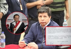 Pedro Castillo solicita formalmente el indulto presidencial a José Balcázar
