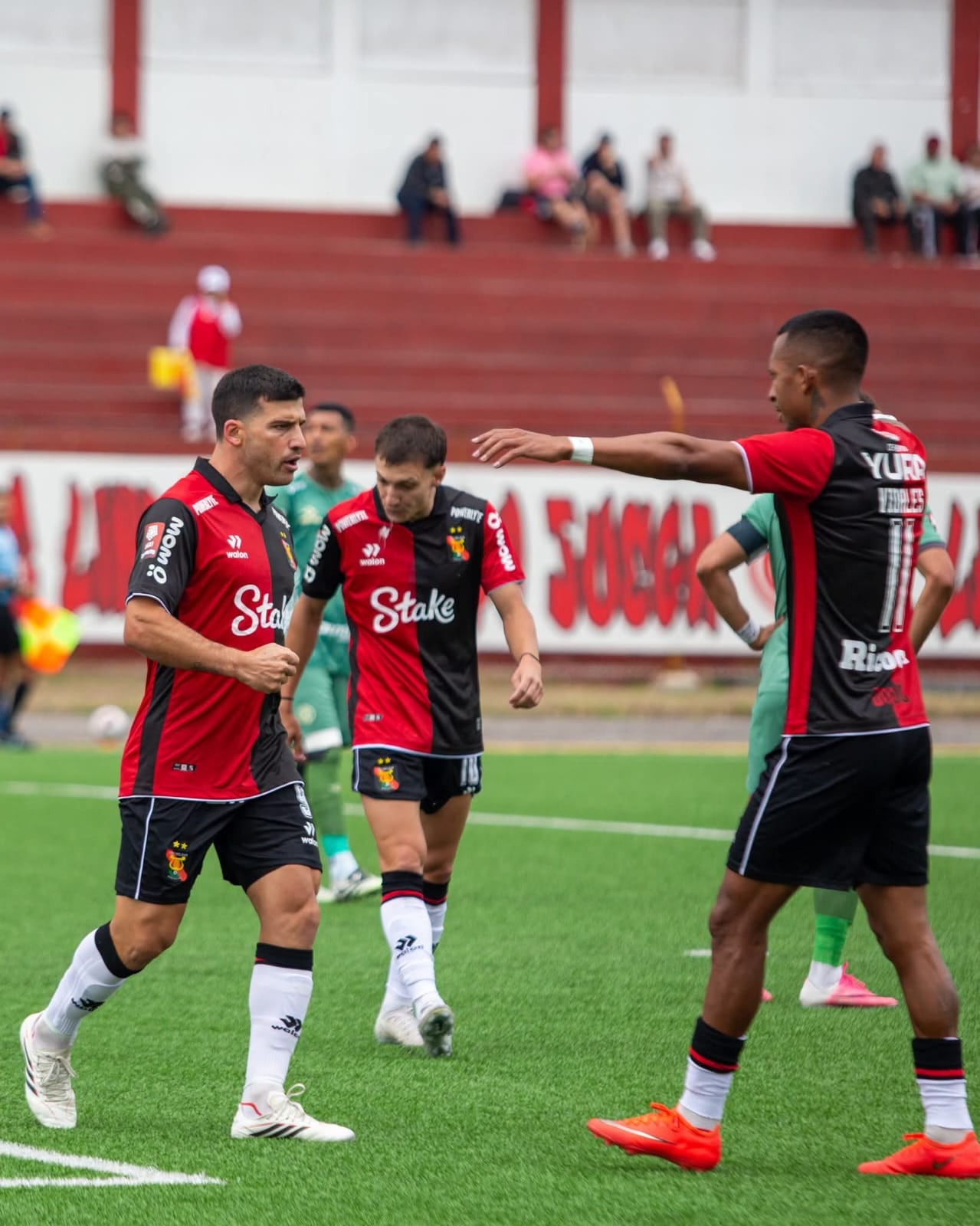 Festejo de FBC Melgar, que ganó 2-1 ante UTC Cajamarca, partido por la fecha 13 del Torneo Clausura de la Liga 1 2026. Foto: Liga 1.