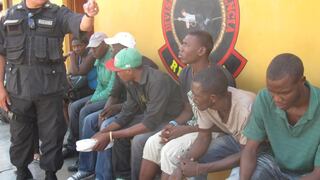 Detienen a 15 haitianos ilegales en Chiclayo
