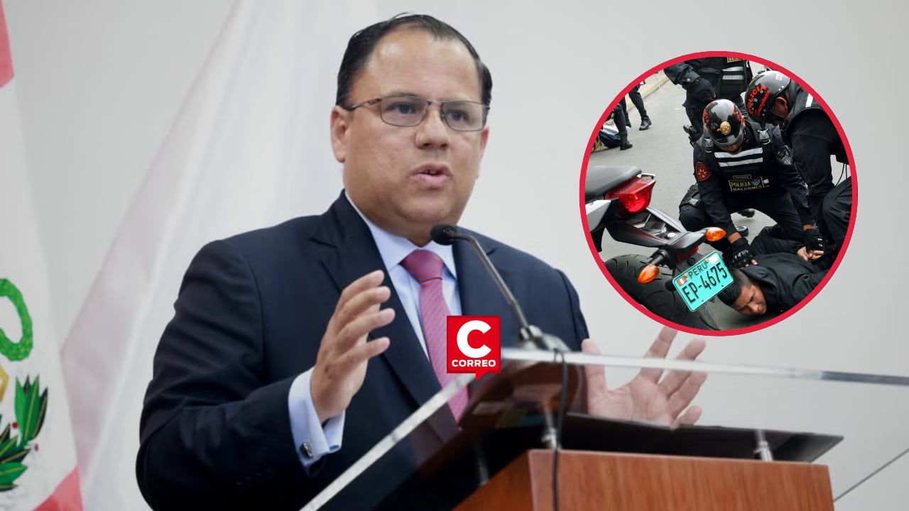 Ministro de Justicia confirma que Plan Multisectorial de Seguridad Ciudadana estará listo en enero. Composición: Diario Correo.