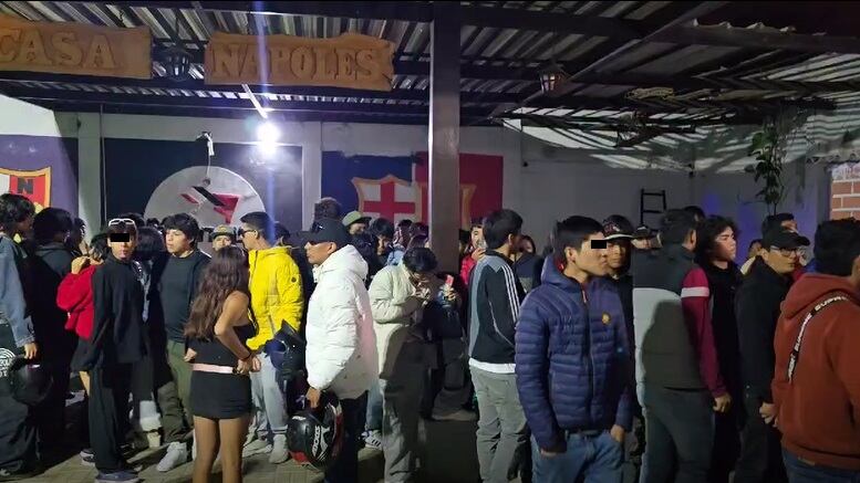 Operativo en discoteca.