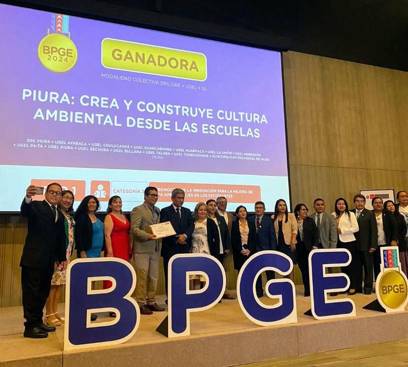 Dirección Regional de Educación de Piura gana concurso nacional