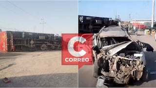 Nasca: camión Volvo destroza auto y deja tres heridos en la panamericana sur