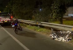 Motociclista fallece tras despistarse en la Panamericana Sur a la altura del puente Benavides