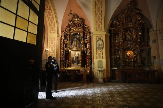 Pánico en iglesia La Merced: presunto asalto a cambista desata operativo policial en el Centro de Lima (Fotos: Diana Marcelo/GEC)