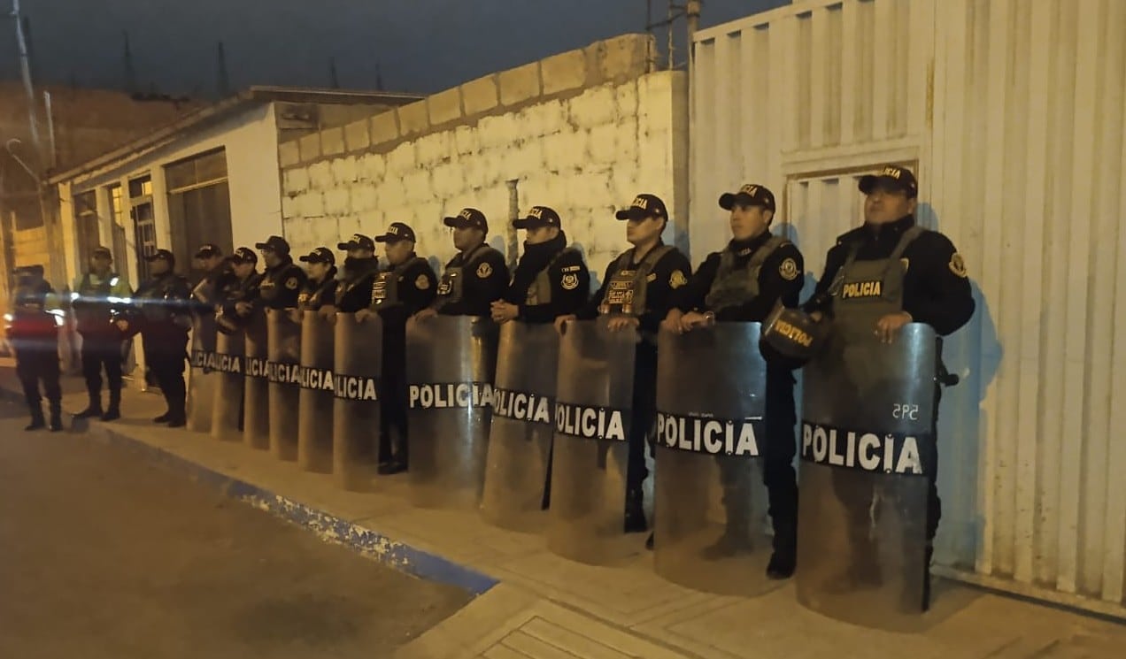 Agentes de la USE dieron apoyo con la seguridad.