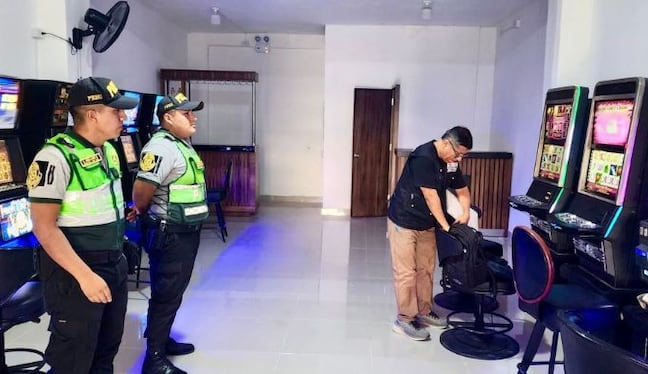 Clausuran locales clandestinos de apuestas deportivas y tragamonedas en Chiclayo y Huánuco. Foto: MINCETUR.