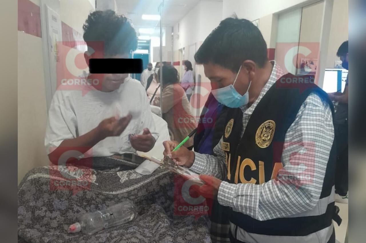 Universitario se recupera en hospital de Arequipa. (Foto: Pedro Torres)