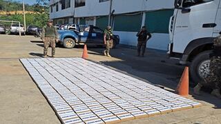 Transportaba 400 ladrillos de cocaína que iba ser enviada al extranjero