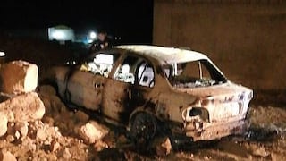 Chorrillos: Delincuentes queman auto estacionado frente a una casa