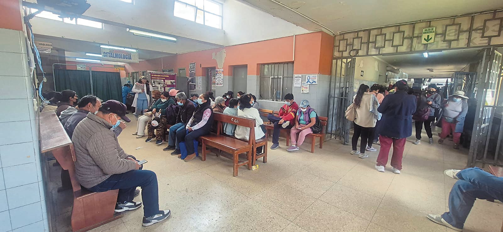 Atenciones a pacientes en el Hospital Honorio Delgado Espinoza de Arequipa. Foto: GEC.