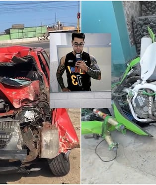 Pisco: auto parte en dos una motocicleta y causa la muerte de joven de 33 años