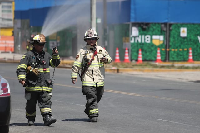 Fuga de gas en Surquillo (Fotos: Jesús Saucedo @photo.gec)