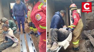 Jauja: Pared de adobe aplasta a anciana mientras lavaba ropa en su casa
