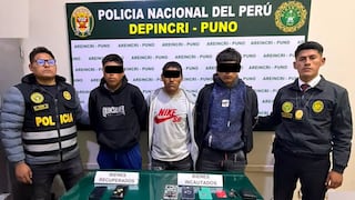 Puno: Cae banda “Los Gatilleros de Paucarcolla” implicada en asaltos con arma