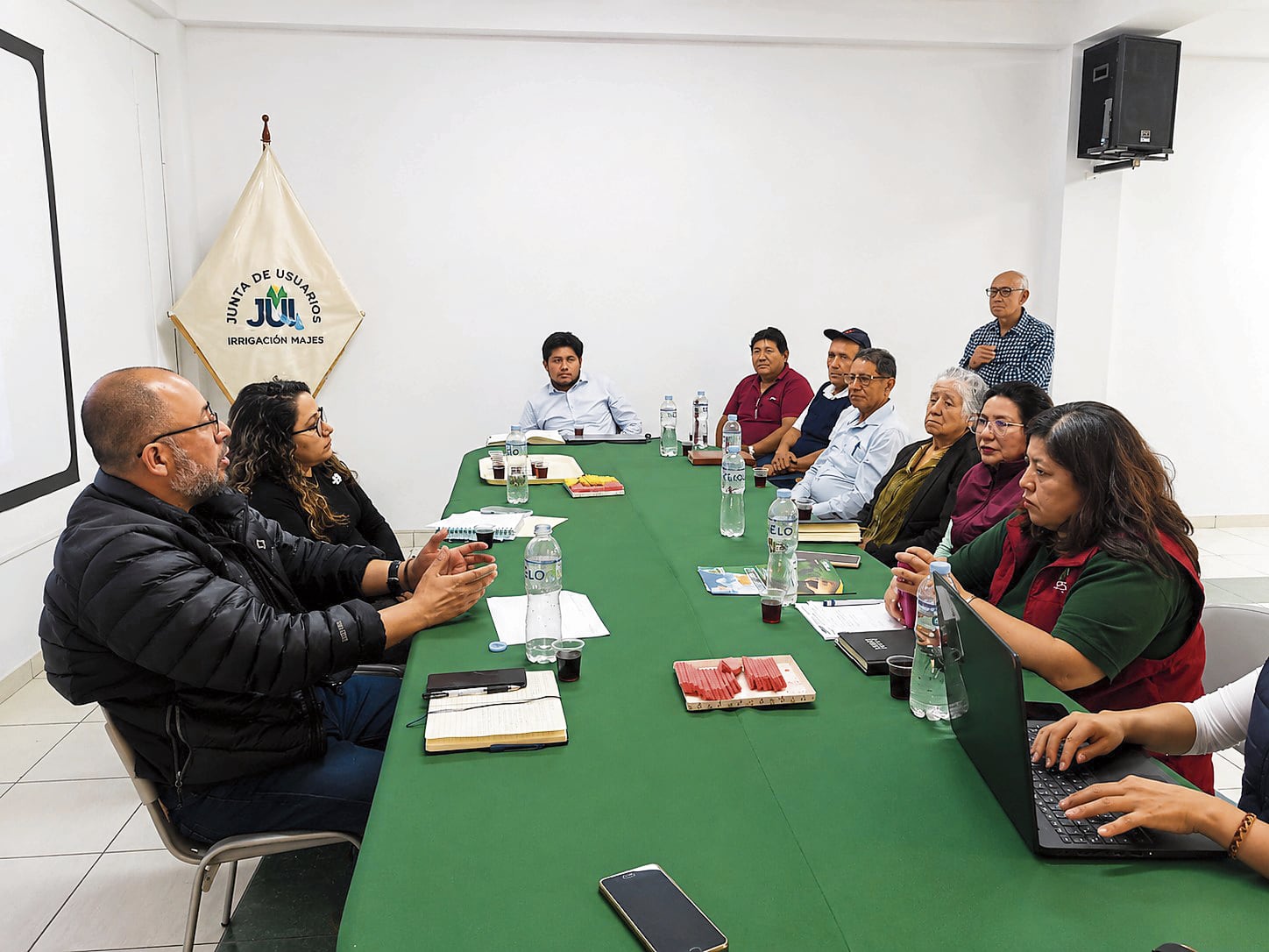 Autoridades en Arequipa coordinan sobre Majes Siguas. Foto: GEC.