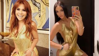 Magaly Medina causa revuelo tras copiar look de Sheyla Rojas ¿Es el mismo vestido?