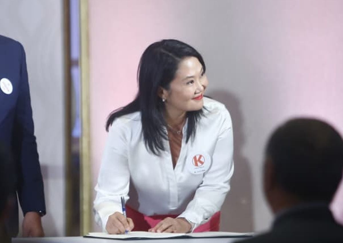 La candidata de Fuerza Popular condicionó la medida a un cambio político en Venezuela y reforzó su postura sobre el control de fronteras (Foto: GEC)