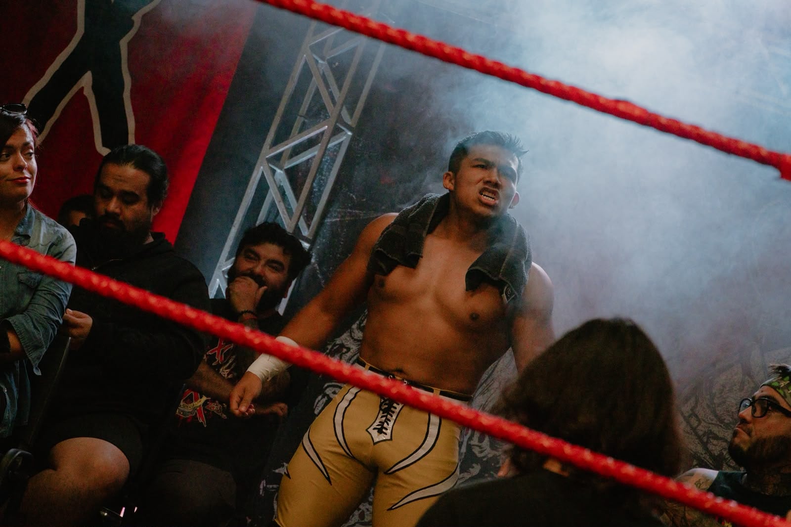 Farid Vidal participó en las pruebas realizadas por WWE en Chile. (Foto: Difusión)