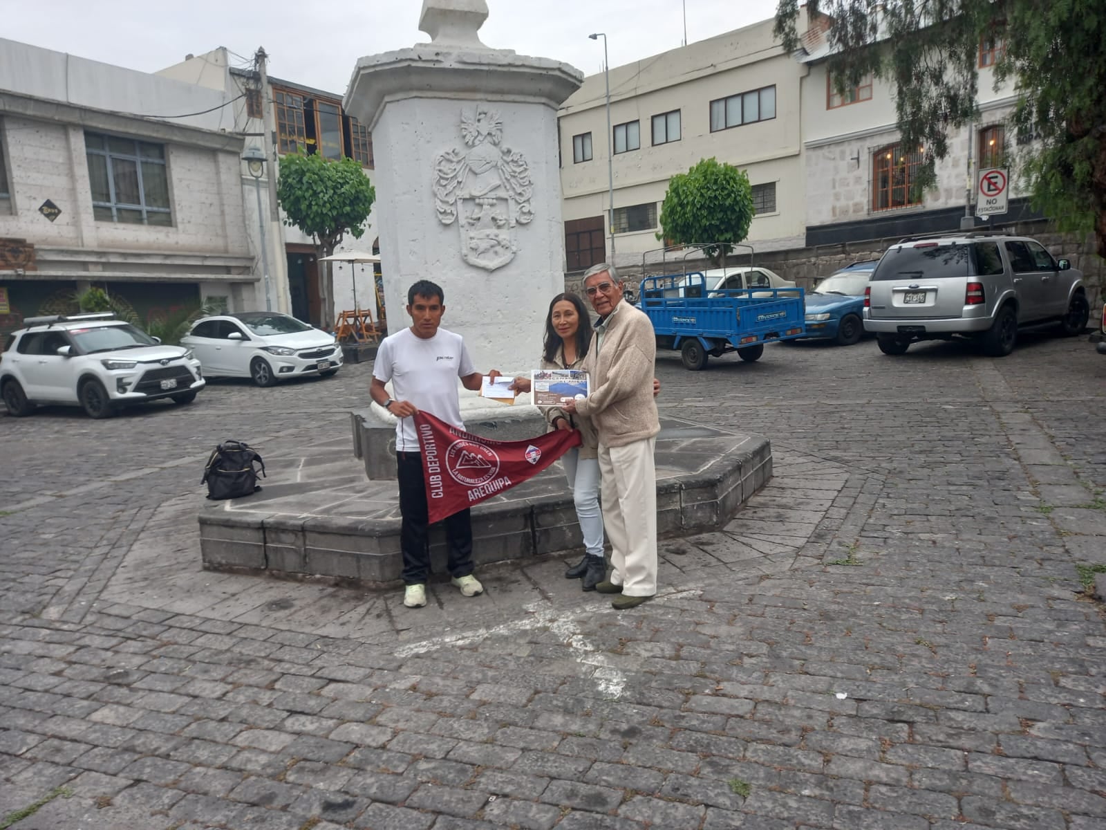 Atleta arequipeño recibe apoyo económico. Foto: difusión.