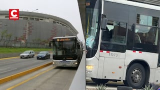 Bus del Metropolitano atropella a hombre que cruzó vía exclusiva cerca del Estadio Nacional