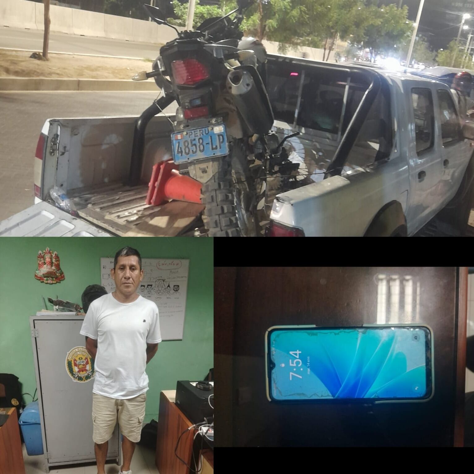 Motocicleta fue recuperada