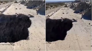 Nasca: derrumbe de carretera hacia Uchuymarca dejó varados a pobladores