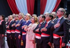 Dina Boluarte y su gabinete participaron en la ceremonia de Acción de Gracias por el Perú
