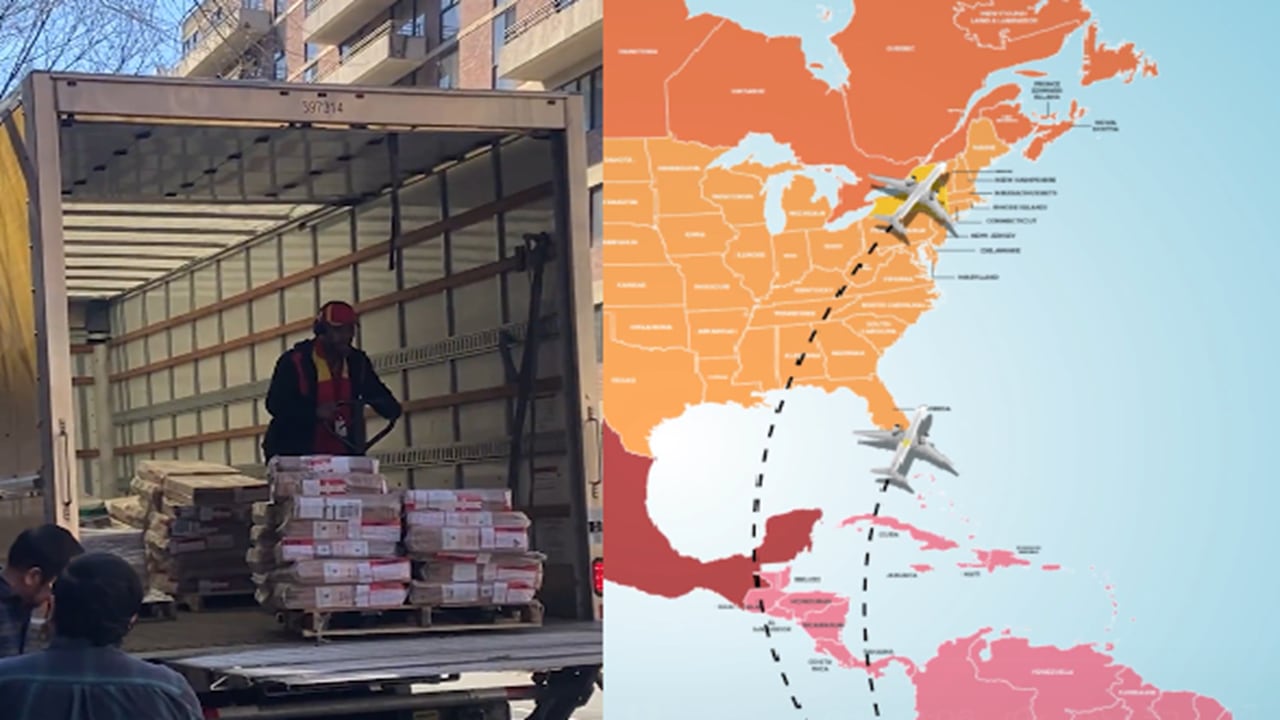 Se distribuyeron 33 toneladas de material bajo estrictas medidas de seguridad.