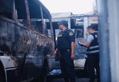 Callao: Más de 10 buses de transporte fueron quemados dentro de una cochera