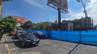 Este es el desvío por el cierre parcial de la avenida Ejército en Yanahuara