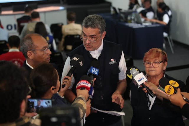 ONPE realiza simulacro nacional para probar sistema de cómputo de la segunda vuelta electoral (Fotos: Jesús Saucedo/GEC)