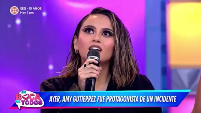 Amy Gutiérrez sobre incidente en el programa “En boca de todos”: “Todo fue parte de una campaña” (VIDEO)